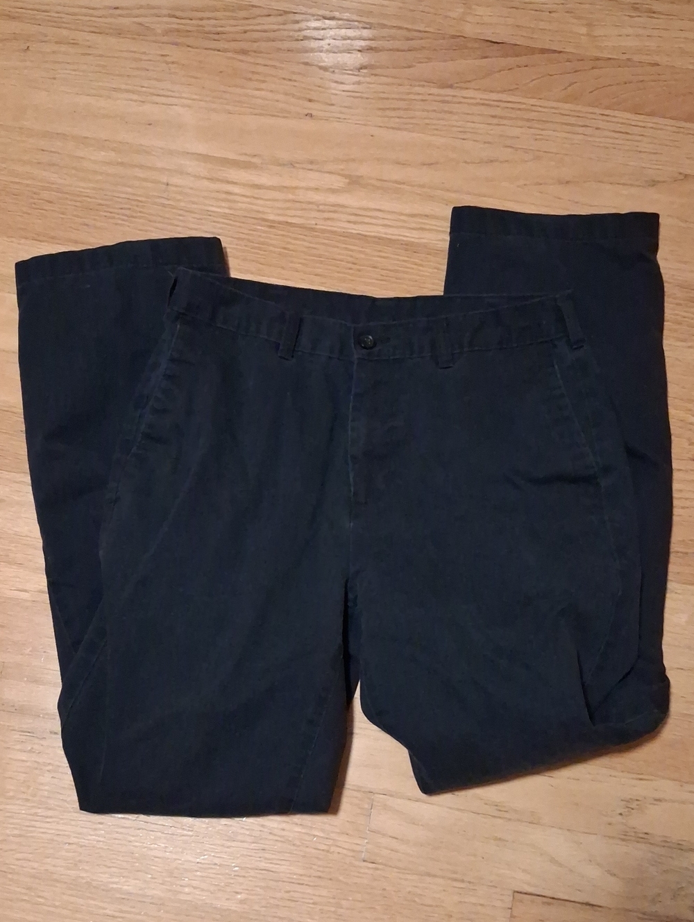 Men's Classic Black Chino Pants - Casual Everyday Wear 30 X 32